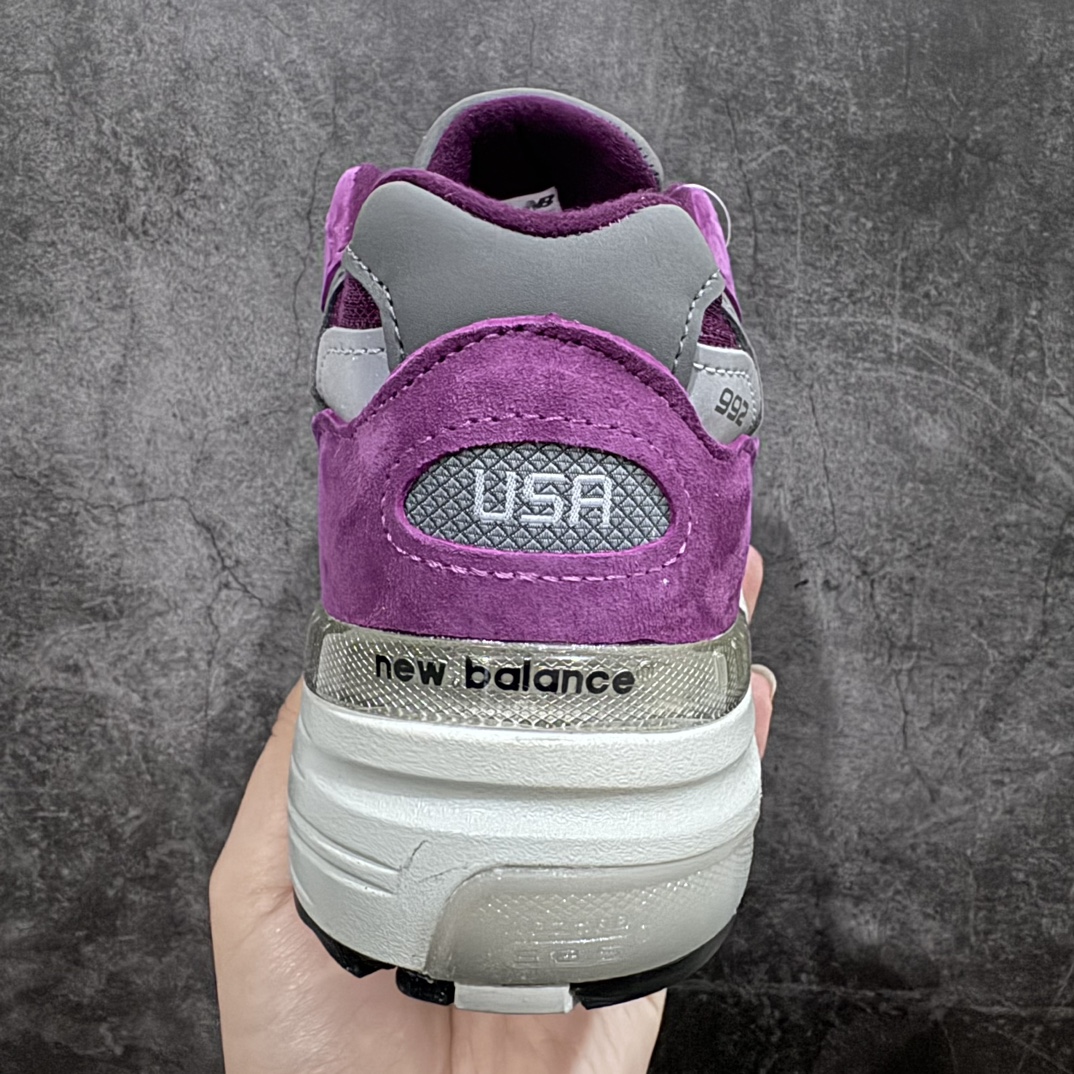 240 【OK纯原版】New Balance Made in USA M992系列美产血统经典复古百搭老爹休闲运动跑步鞋 紫色M992BA