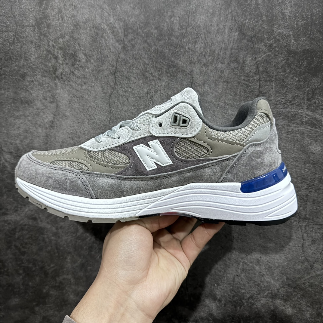 OK pure original New Balance Made in USA M992 series American-made classic retro versatile daddy casual sports running shoes gray blue M992AG