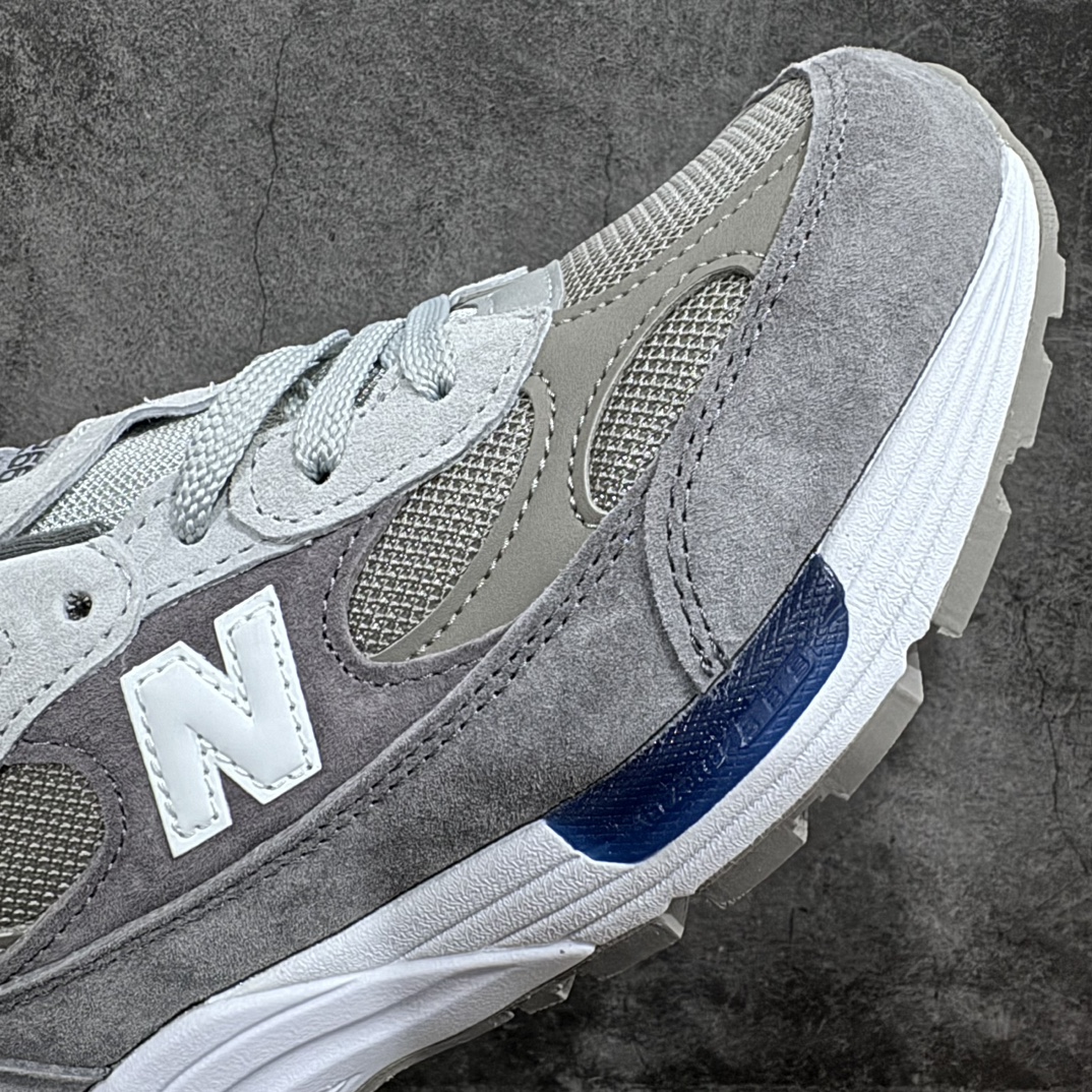 OK pure original New Balance Made in USA M992 series American-made classic retro versatile daddy casual sports running shoes gray blue M992AG