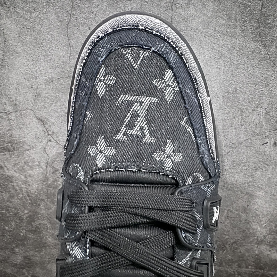 图片[5]-【广东纯原版本】LV路易威登Louis Vuitton Trainer Sneaker Low休闲运动文化百搭篮球板鞋广东原厂代购芯片版本原版一致礼品鞋盒及全套代购包装说明书防尘布袋物件正确原装进口鞋面材质n原装一致TPR光泽组合鞋底 耐弯滴塑支持片n全新原版一致鞋垫超软脚感材质 细节完美呈现完美楦型 正确卡色 细节与原版一致 请注意区分市面通货版本Size ：39 40 41 42 43 44 45-莆田鞋批发中心