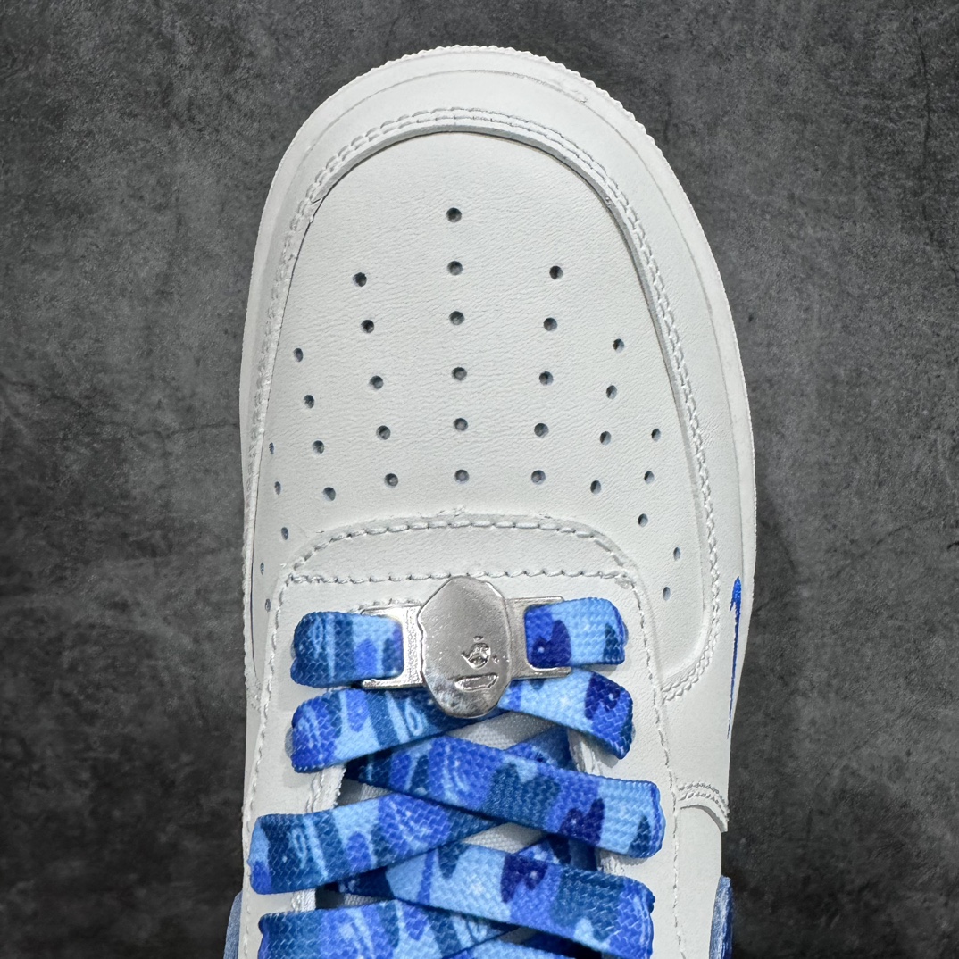 图片[5]-【定制版】A Bathing Ape安逸猿BAPE  x Nike Air Force 1 Sta Low\”Beige/Deep Blue Camo\”空军一号低帮经典百搭休闲运动板鞋“米白深蓝迷彩”PF9055-759n男女鞋真标半码制n升级原楦原纸版数据开发n采用硬质粒面牛剖革鞋面材质n原楦开发版型纸版#内置全掌Air Sole气垫❗️ 尺码：36 36.5 37.5 38 38.5 39 40 40.5 41 42 42.5 43 44 44.5 45-莆田鞋批发中心