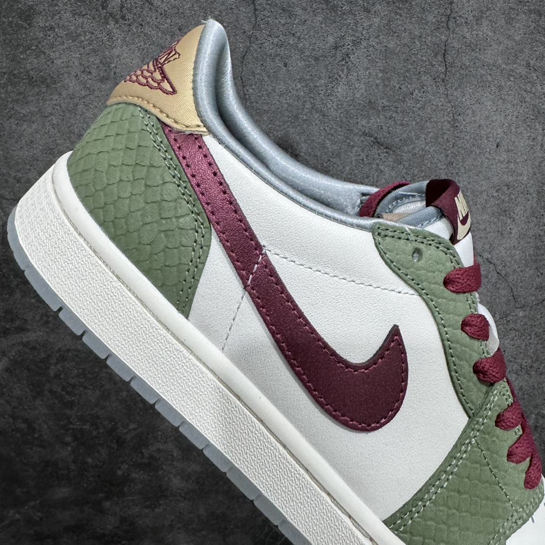 300 【东莞小纯原版本】Air Jordan 1 Low OG SP ” CNY ” AJ1乔1低帮文化篮球鞋 FN3727-100