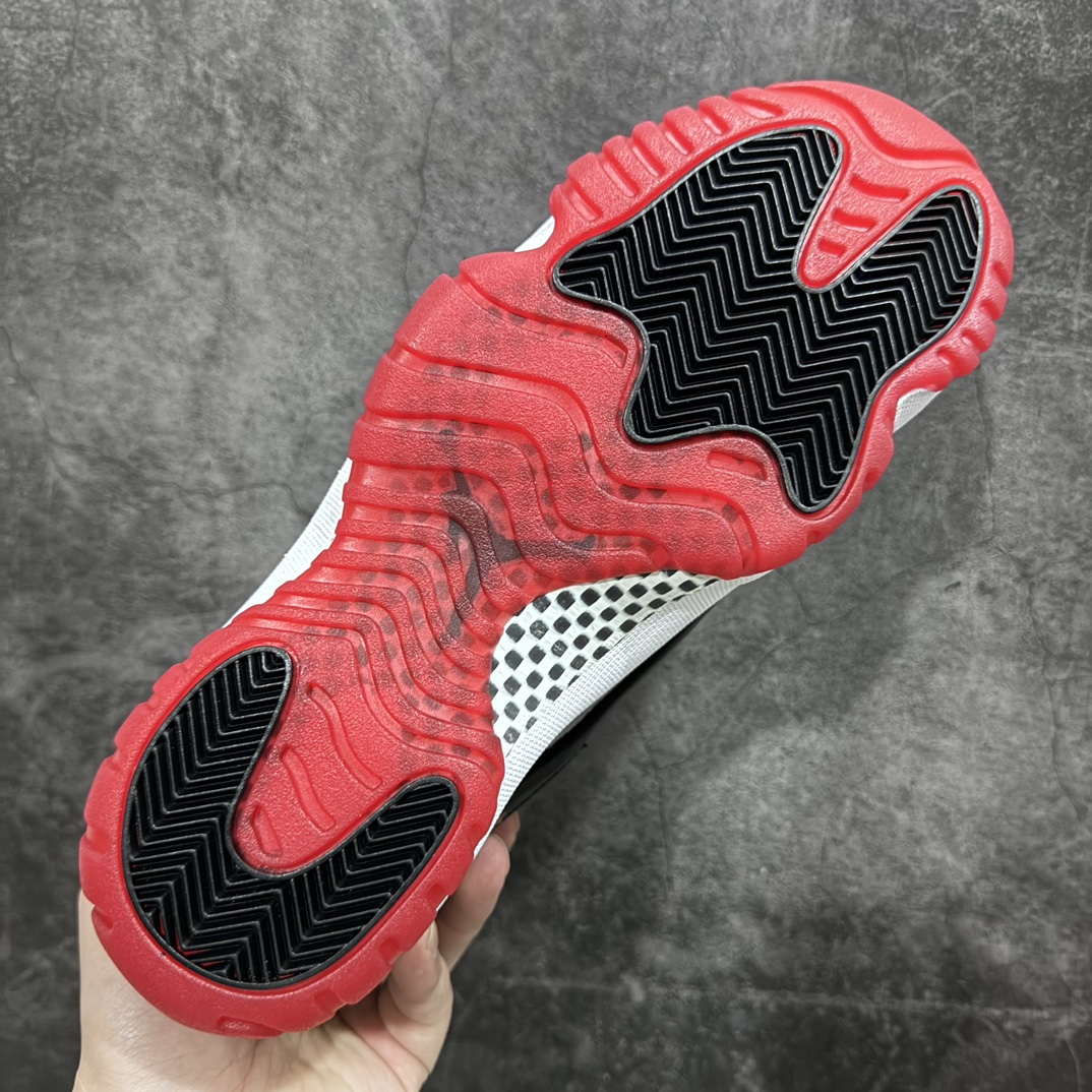 纯原版AirJordan11AJ11黑红高帮季后赛378037-061原楦原档案数据开模打造原厂中底拉帮