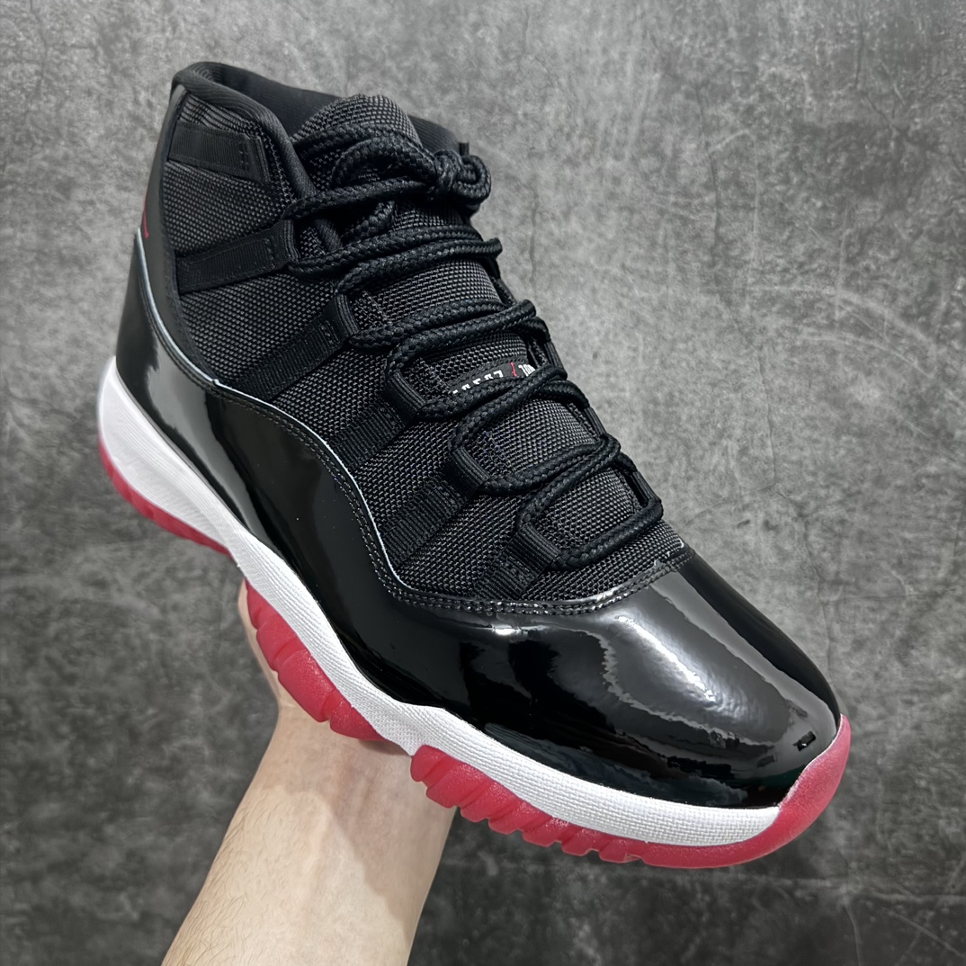 纯原版AirJordan11AJ11黑红高帮季后赛378037-061原楦原档案数据开模打造原厂中底拉帮