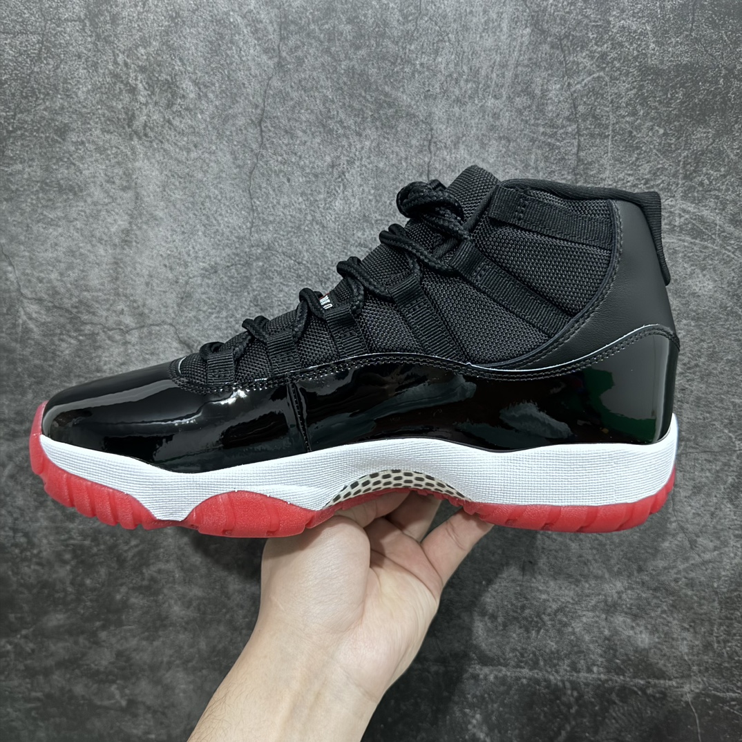 纯原版AirJordan11AJ11黑红高帮季后赛378037-061原楦原档案数据开模打造原厂中底拉帮