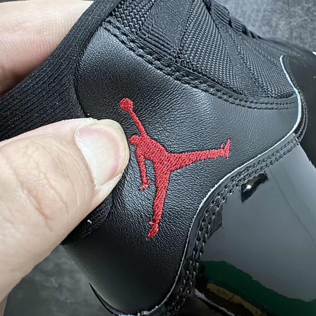 纯原版AirJordan11AJ11黑红高帮季后赛378037-061原楦原档案数据开模打造原厂中底拉帮