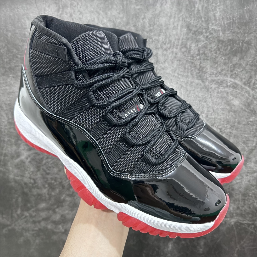 纯原版AirJordan11AJ11黑红高帮季后赛378037-061原楦原档案数据开模打造原厂中底拉帮