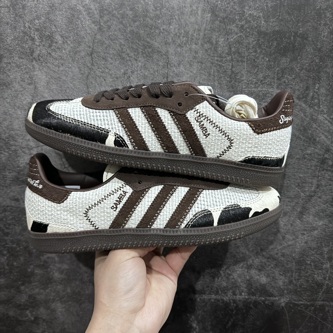 240 【Top纯原版】Notitle x Adidas Originals Samba 防滑耐磨低帮板鞋