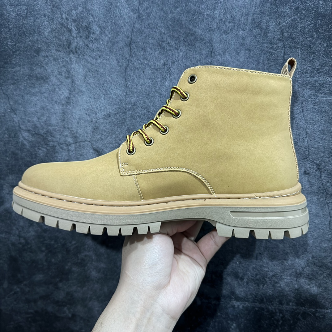 图片[2]-【广东纯原版本】CAT卡特户外高帮休闲马丁靴系列 广东大厂品质 原盒原包装 23ss新款 时尚潮流搭配 面料采用意大利🇮🇹顶级磨砂细纹牛皮搭配帆布拼接款式设计风格 彰显时尚潮流气息 搭配防臭防腐真皮乳胶鞋垫 给您完美的穿着体验 质量考究耐穿 型男必备 专治不帅 高品质脚感一流！全套官网统一包装 今年冬季防寒户外专用 日常随意搭配 尺码：38 39 40 41 42 43 44（皮鞋码）-选品中心