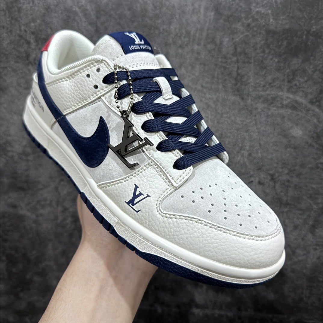 280 【定制版】Nike SB Dunk Low x Louis Vuitton 翻毛藏蓝 FC1688-134