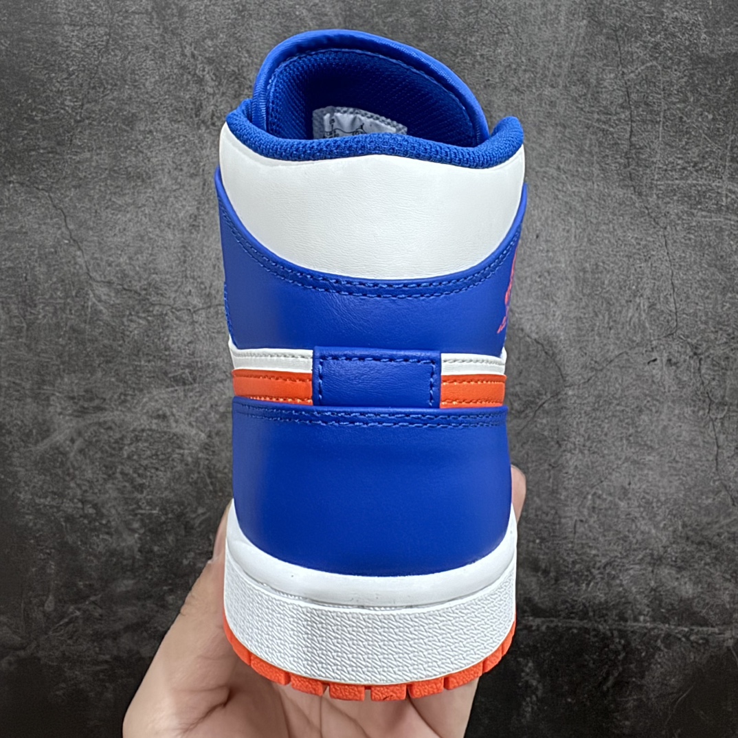 260 【纯原DT版】Air Jordan AJ1 Mid 中帮 尼克斯蓝橙 FD1029-400