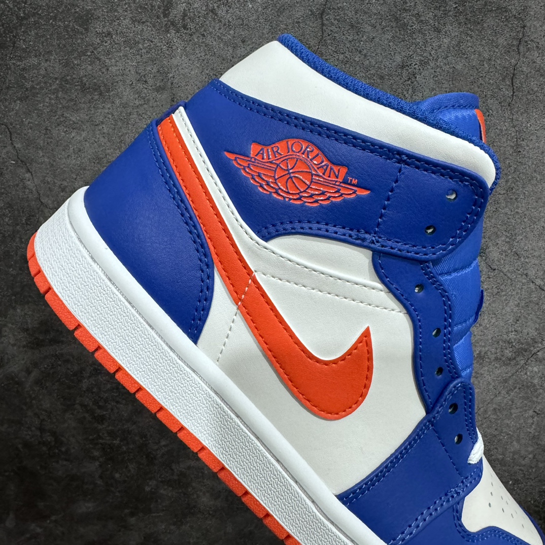 260 【纯原DT版】Air Jordan AJ1 Mid 中帮 尼克斯蓝橙 FD1029-400