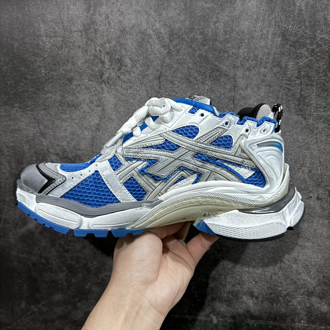 图片[2]-【XA版本】Balenciaga Runer 巴黎世家7代 破坏风 手工做旧款复古老爹鞋 白蓝做旧nn全新版本出货 核心配合工厂优势供应市场最优品质 鞋型细节做旧等都好于市场版本n不但比市场货好 而且比市场货便宜💪🏻n原厂点胶工艺同步原鞋 区别市面所有版本n非市面所有固定TPU，原厂订制胶棒 一切细节高端还原  ，欢迎挑刺💪🏻 尺码：35-46-莆田鞋批发中心