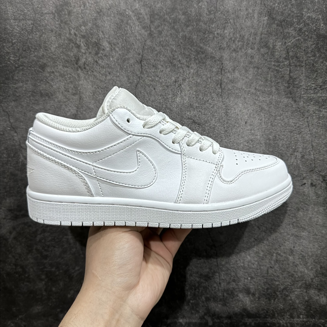 纯原版AirJordanAJ1Low低帮纯白553558-136全部原鞋开发原楦原纸板开发全鞋电脑针车原