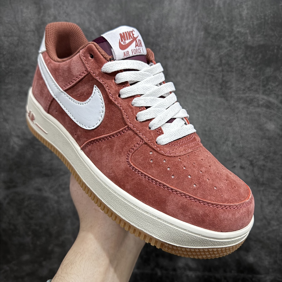 260 Nk Air Force 1‘07 Low 白橙麂皮 空军一号低帮休闲板鞋 AV0383-221