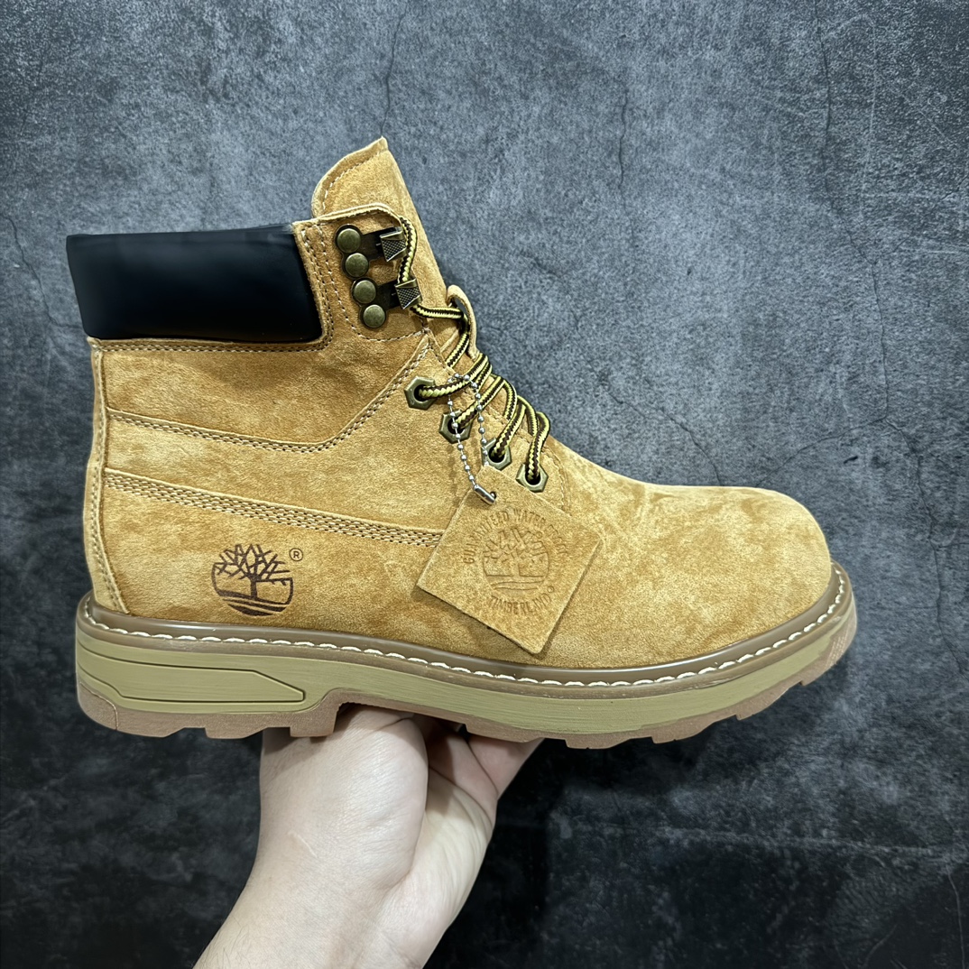 【广东纯原版本】Timberland添柏岚/天伯伦大黄靴 高帮靴 马丁靴 户外休闲潮流系列 搭配防臭防腐真皮乳胶鞋垫，给您完美的穿着体验，质量考究耐穿，专治不帅，高品质脚感一流！ 货号：TB 010361 713n码数：39-45-莆田鞋批发中心