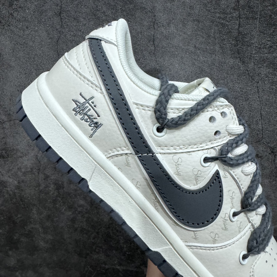 280 【定制版】Nike SB Dunk Low x Stussy 斯图西 深灰绑带 FC1688-140