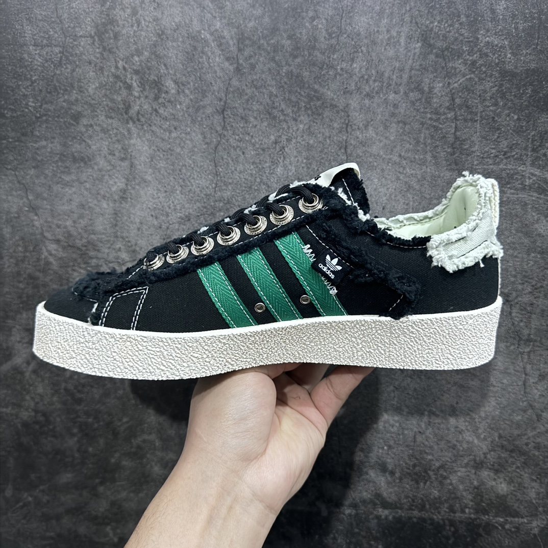 纯原版AdidasadidasCampus80SxSONGFORTHEMUTE最新联名复古破坏工艺帆布鞋