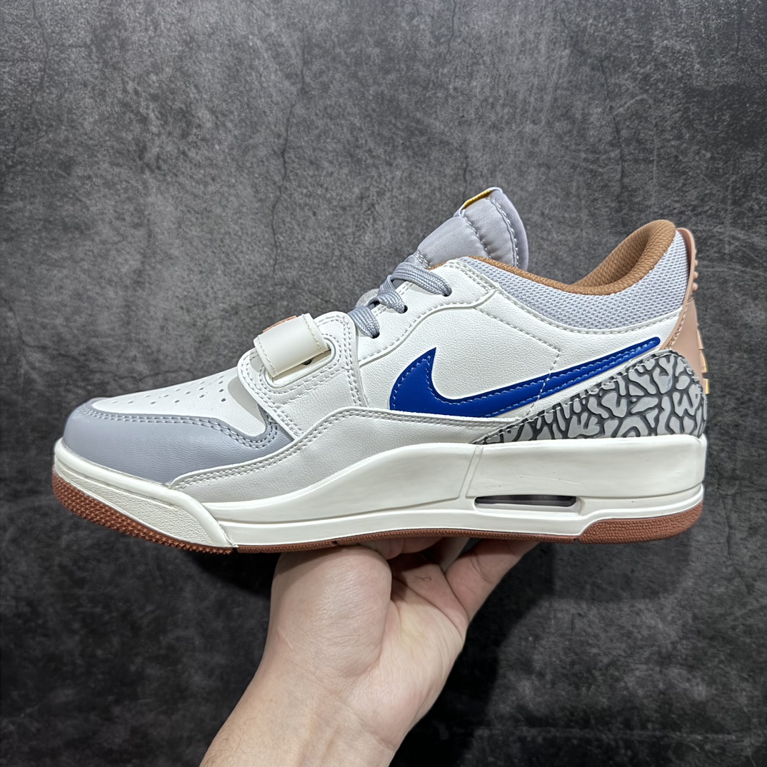 图片[2]-【纯原N版】Air Jordan Legacy 312 Low 三合一低帮卡其蓝灰 货号：HF0746-041n 顶级纯原版本开始出货n原楦原档案数据开模打造 独家大底磨具最大开发至47.5 目前市场最强版本正确官方原盒原配 整洁度一流鞋身采用了皮革材质打造 尺码：36-47.5-莆田鞋批发中心