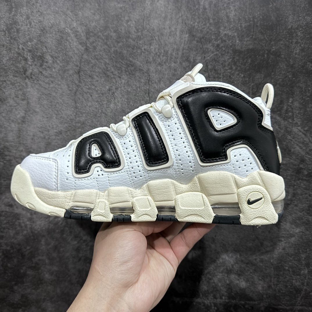 图片[2]-【纯原T1版本】Nike Air More Uptempo 经典潮流 减震防滑 耐磨 中帮 复古篮球鞋 白黑n全新版本出货 品质细节不错n相比CK和 PP来说，细节要逊色一点n优点价格便宜 性价比高 尺码：36~45半码齐 货号：FB8480-100-莆田鞋批发中心