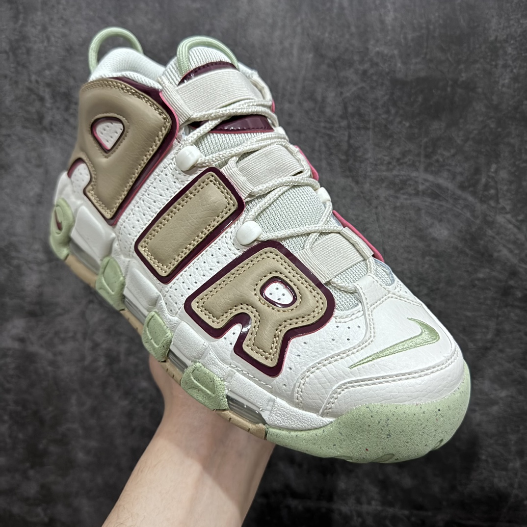 图片[3]-【纯原T1版本】Nike Air More Uptempo 经典潮流 减震防滑 耐磨 中帮 复古篮球鞋 棕绿nn全新版本出货 品质细节不错n相比CK和 PP来说，细节要逊色一点n优点价格便宜 性价比高 尺码：36~45半码齐 货号：DX8955-001-莆田鞋批发中心