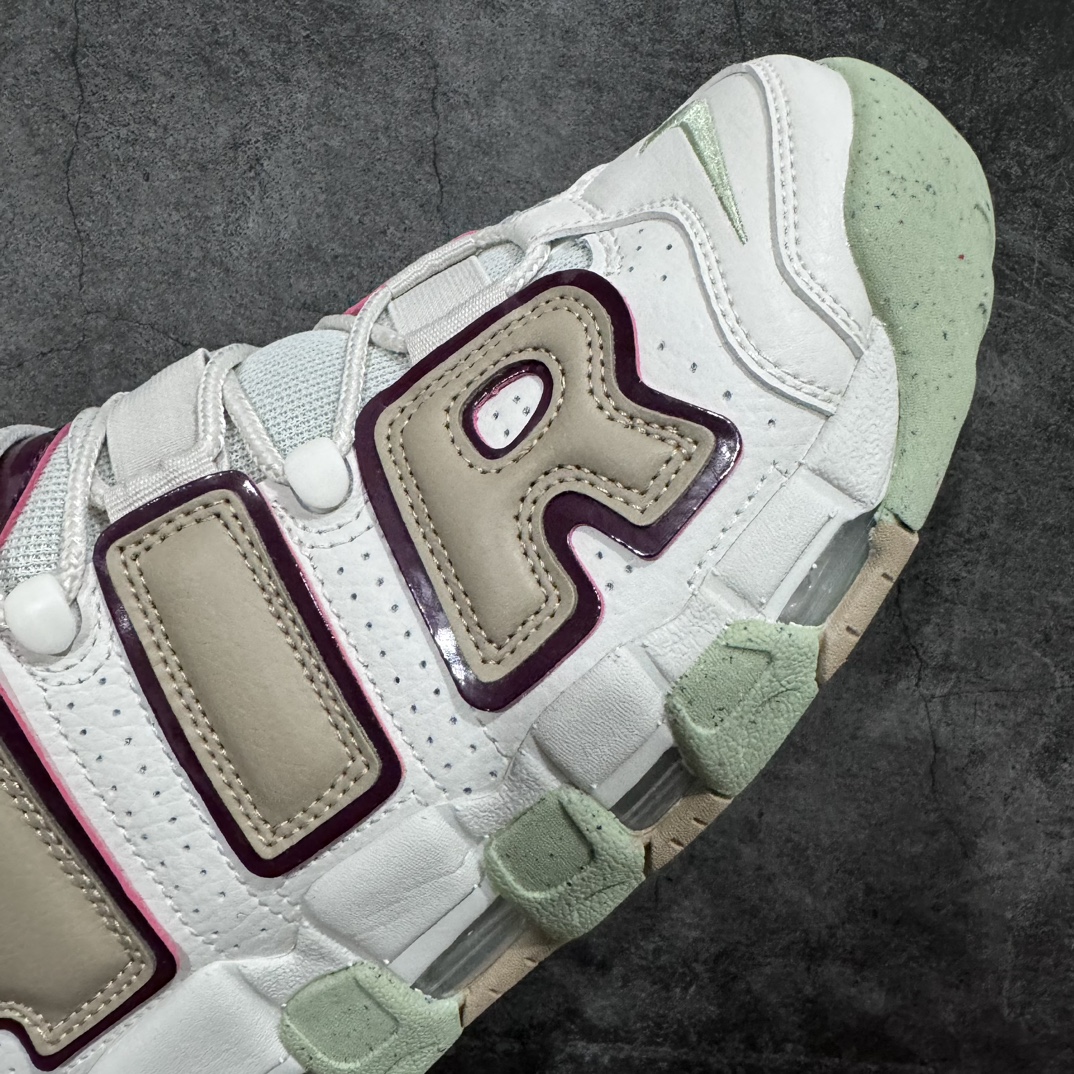 图片[6]-【纯原T1版本】Nike Air More Uptempo 经典潮流 减震防滑 耐磨 中帮 复古篮球鞋 棕绿nn全新版本出货 品质细节不错n相比CK和 PP来说，细节要逊色一点n优点价格便宜 性价比高 尺码：36~45半码齐 货号：DX8955-001-莆田鞋批发中心