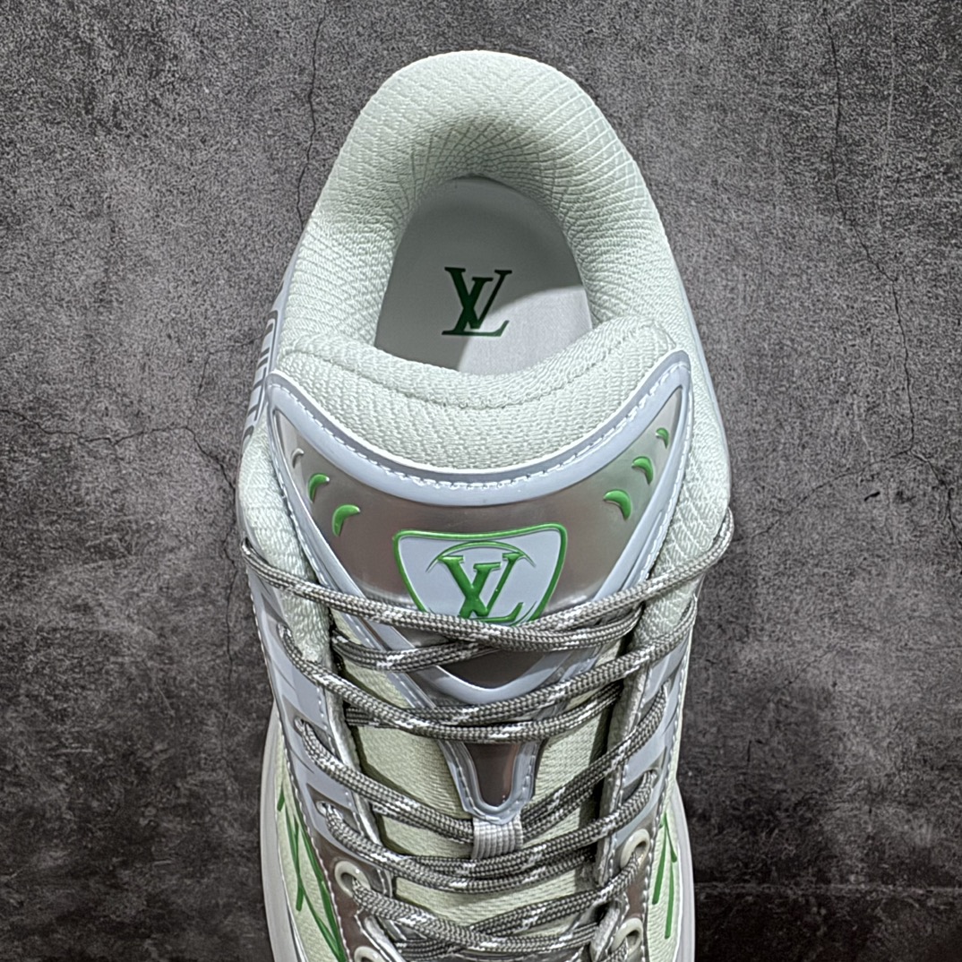 Guangdong top pure original LV low-top silver purchasing level Louis Vuitto 2023ss LV L family donkey brand Discovery Lace Up sports shoes 1ABZ35