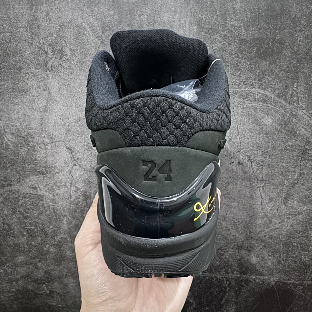 图片[4]-【S2版本】NK ZOOM KOBE 4 Protro \”Black Mamba\”nS2纯原生产线科比四代 黑曼巴 #Zoom Turbo气垫➕后掌EVA缓震 实战配置直接拉满n#原楦纸板开发 鞋身流线型、后跟塑形，区分土肥圆n#原档数据3D打印 鞋面细节匹配原版n#全身鞋材卡料色独家定制 唯一正确喷漆SWOOSH#NK专利Flyknit飞线科技，给予鞋身足够抗扭矩力n#真实底模最大48.5  实战利器 专供海外市场 Size：40 40.5 41 42 42.5 43 44 44.5 45 46 47.5 48.5n（脚宽、脚胖 建议买大半码）-莆田鞋批发中心