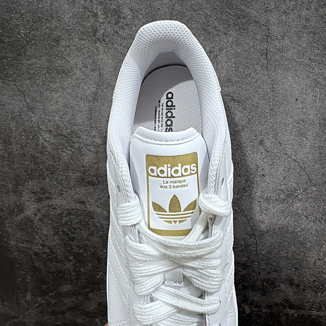 Platform charges genuine Adidas Superstar XLG Adidas pure white shell head thick bottom low-top casual sneakers ID4655