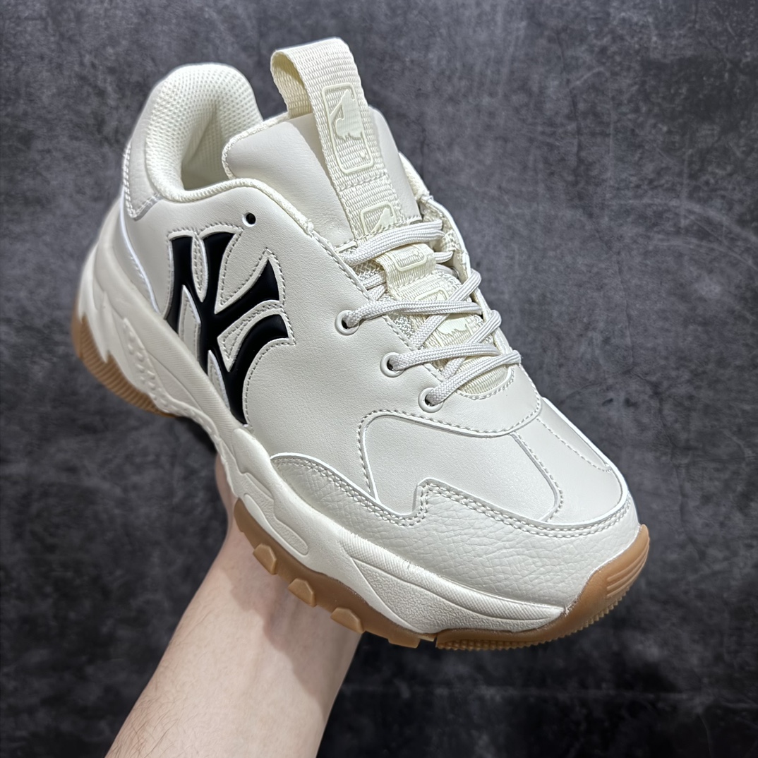 Pure original Korean Yankees NY big logo trendy old shoes MLB white shoes the only top pure original version on the market