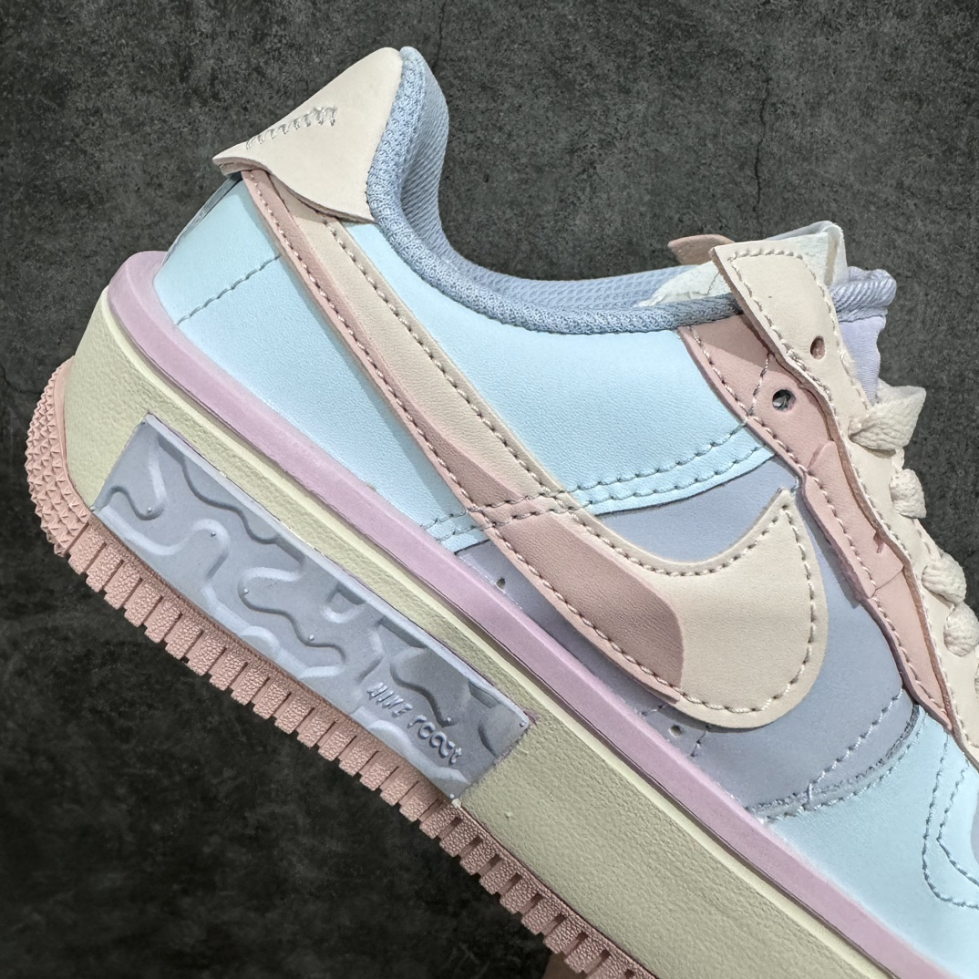 Nk Air Force 1 Fontanka ”Macaroon” Fontaka series macaroon color beige gray yellow Air Force One low-top casual sneakers CW6688-608