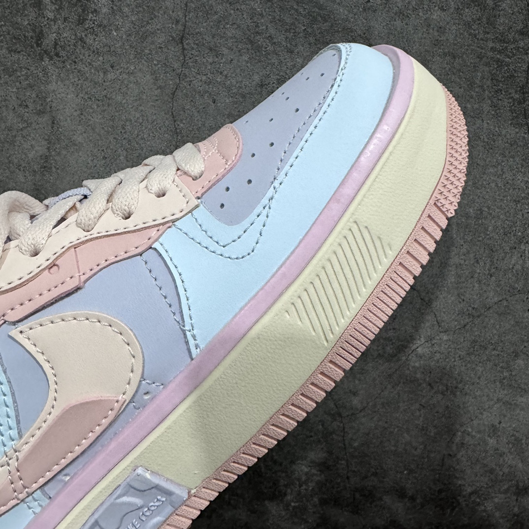 Nk Air Force 1 Fontanka ”Macaroon” Fontaka series macaroon color beige gray yellow Air Force One low-top casual sneakers CW6688-608