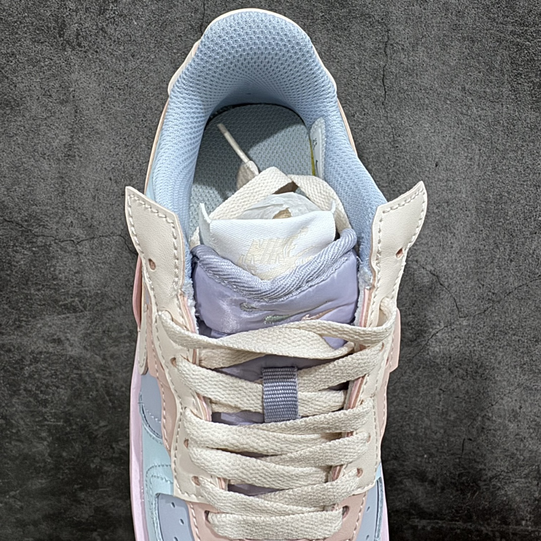 Nk Air Force 1 Fontanka ”Macaroon” Fontaka series macaroon color beige gray yellow Air Force One low-top casual sneakers CW6688-608