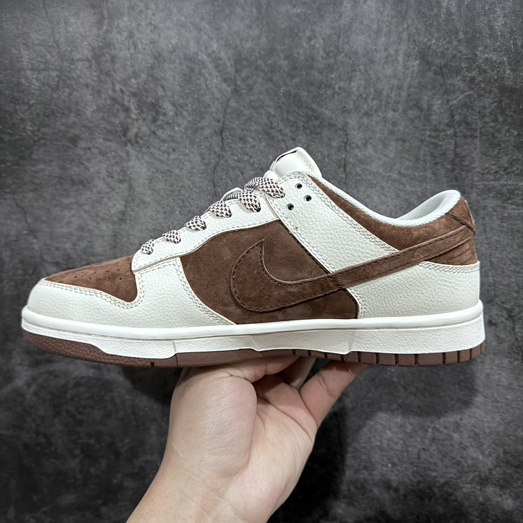 Customized Nk SB Dunk Low The North Face Joint-Beige Brown Suede Anniversary High-end Customized Low-top Casual Shoes XD6188-022