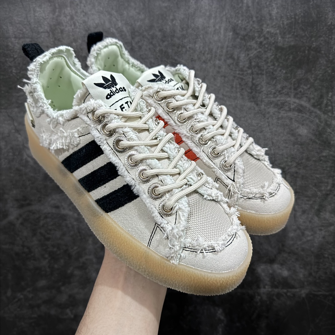 【纯原C版】adidas Campus 80S x SONG FOR THE MUTE SFTM-002 复古乞丐帮 鸳鸯 学院系列低帮休闲运动帆布硫化板鞋 货号：ID4818n正确硫化 原楦开发版型n采用棉质帆布组合环保纤维革鞋面材质n原档案开发铝楦楦型n正确硫化组合鞋底(区别市面隔色/描漆一体大底版本!!) 货号：ID4818 Size：36 36⅔ 37⅓ 38 38⅔ 39⅓ 40 40⅔ 41⅓ 42 42⅔ 43⅓ 44 44⅔ 45-莆田鞋批发中心