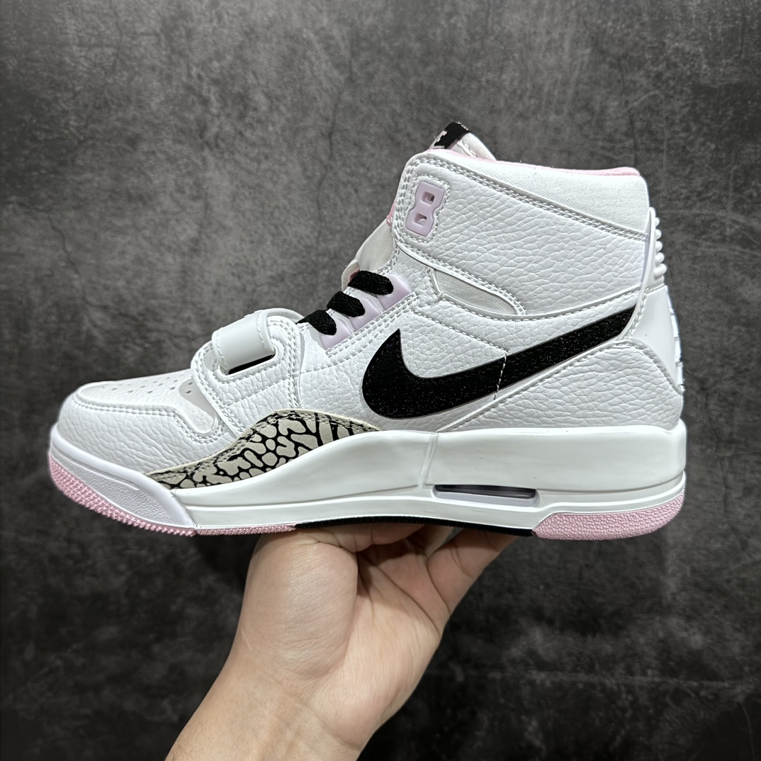 Pure original N version Air Jordan Legacy AJ312 High high-top retro basketball shoes white black pink AT4040-106