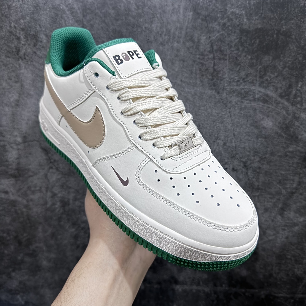 图片[3]-【公司级】NIke Air Force 1 \’07 Low “BAPE联名–米白墨玉”海外限量发售！空军一号 低帮 运动鞋 休闲鞋 折边针车 工艺难度大 原楦头原纸板 原装鞋盒 定制五金配件 内置全掌气垫 原厂鞋底货号：HX123-007 Size：36 36.5 37.5 38 38.5 39 40 40.5 41 42 42.5 43 44 44.5 45-莆田鞋批发中心