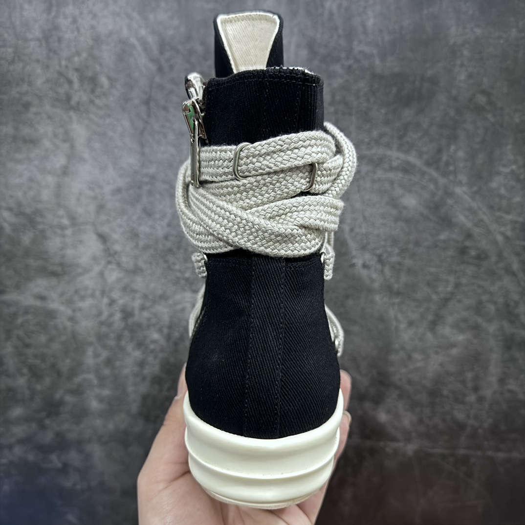 Dongguan G version RO Owens Rickowens DRKSHDW classic watermelon head high top style ”RO six-pointed star cross straps”