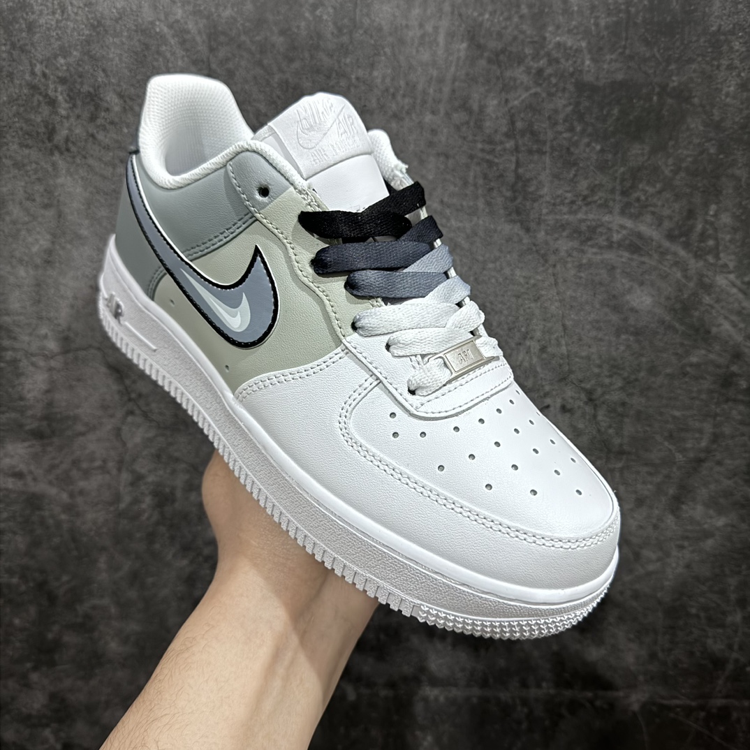 240 Nk Air Force 1'07 Low 极简手绘 三勾渐变 漫画风 空军一号低帮休闲板鞋 CW2288-111