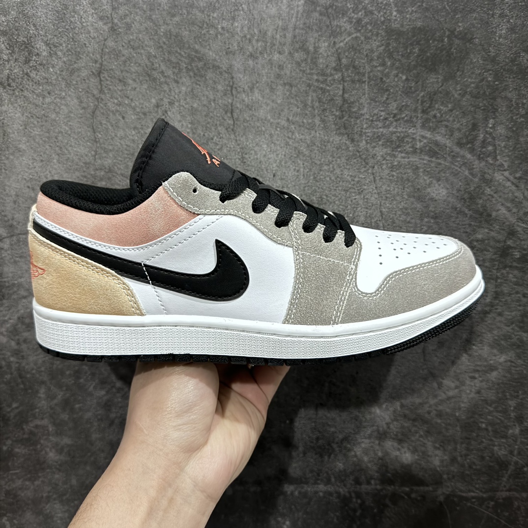 AirJordan1LowAJ1乔丹1代低帮白灰DX4334-008男鞋口碑大厂出品品控大底版型不断改良