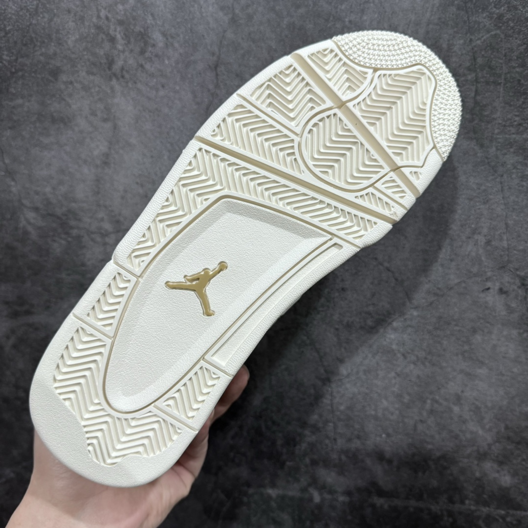 Y3 version of Air Jordan 4 ”Metallic Gold” AJ4 beige platinum buckle AQ9129-170