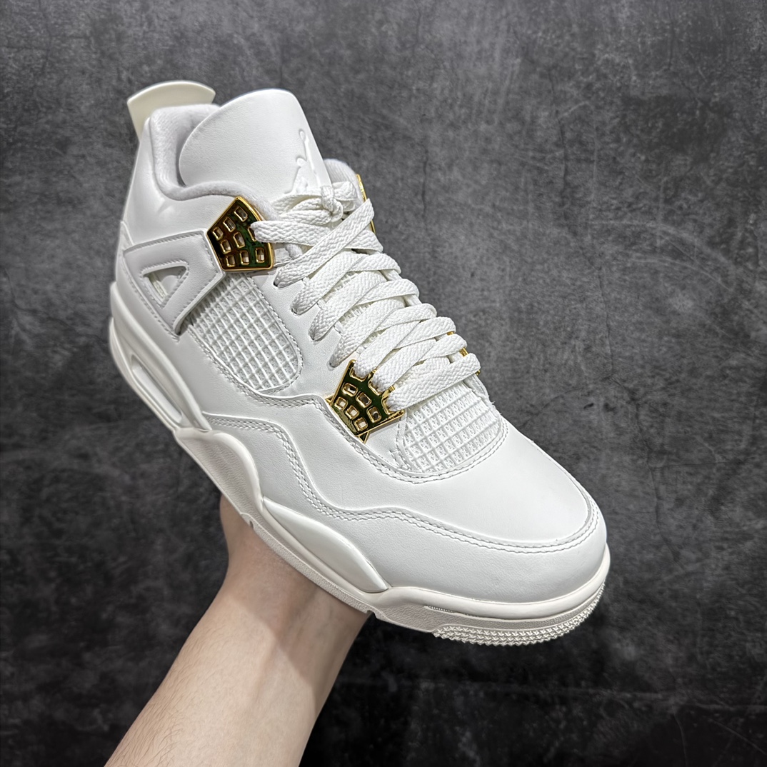 Y3 version of Air Jordan 4 ”Metallic Gold” AJ4 beige platinum buckle AQ9129-170