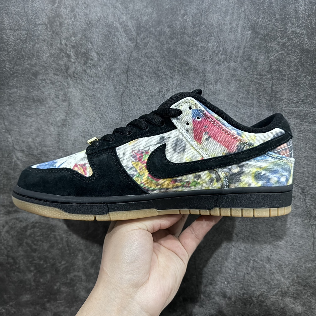 380 【M版】Supreme x Nike  SB Dunk Low 联名黑涂鸦 FD8778-001