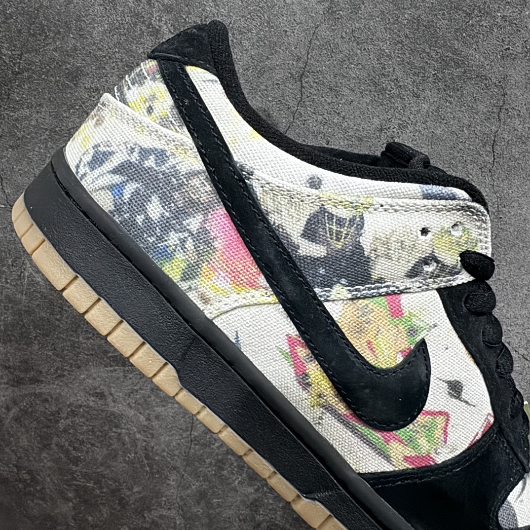 380 【M版】Supreme x Nike  SB Dunk Low 联名黑涂鸦 FD8778-001