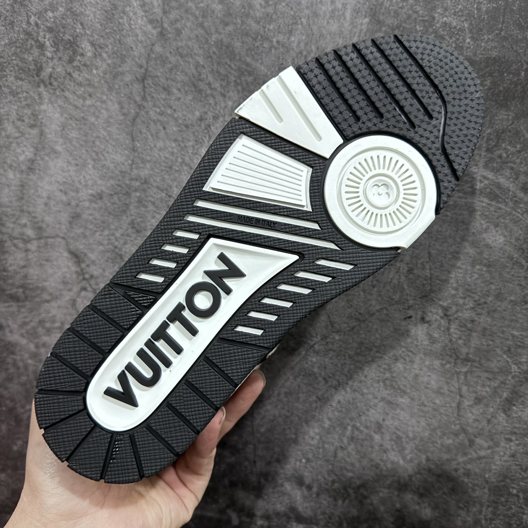 600 【私人订单出货】 市场最强版 正式开售 LV Trainer 2023版黑白牛仔