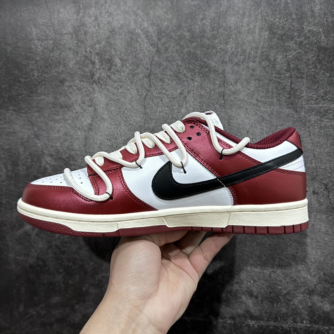 Pure original YC version NK Dunk Low Red Wine Manor Bordeaux Red FJ4555-100