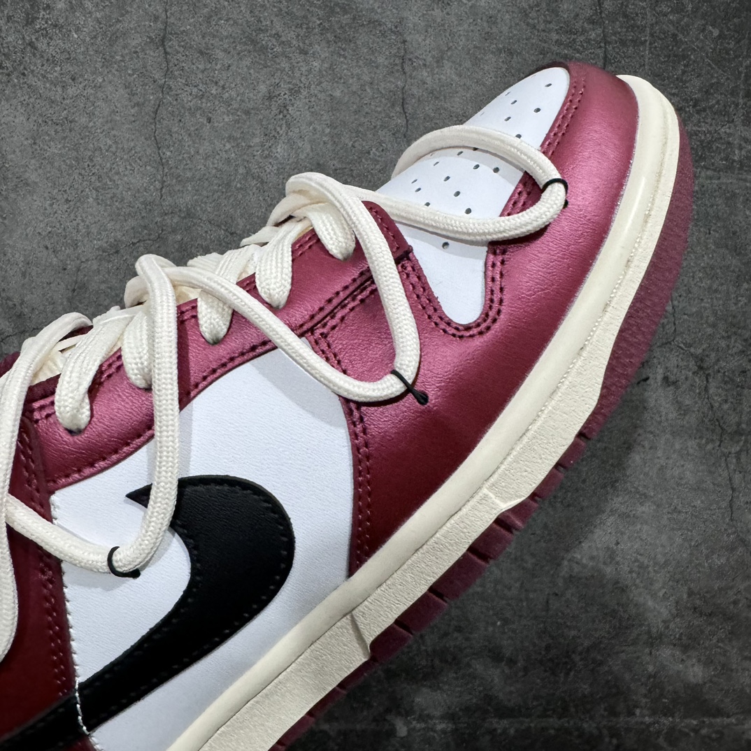 Pure original YC version NK Dunk Low Red Wine Manor Bordeaux Red FJ4555-100