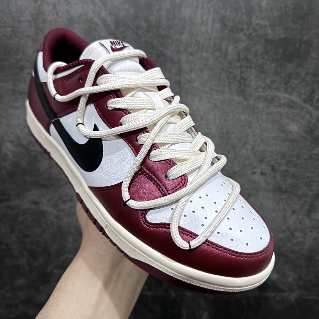 Pure original YC version NK Dunk Low Red Wine Manor Bordeaux Red FJ4555-100