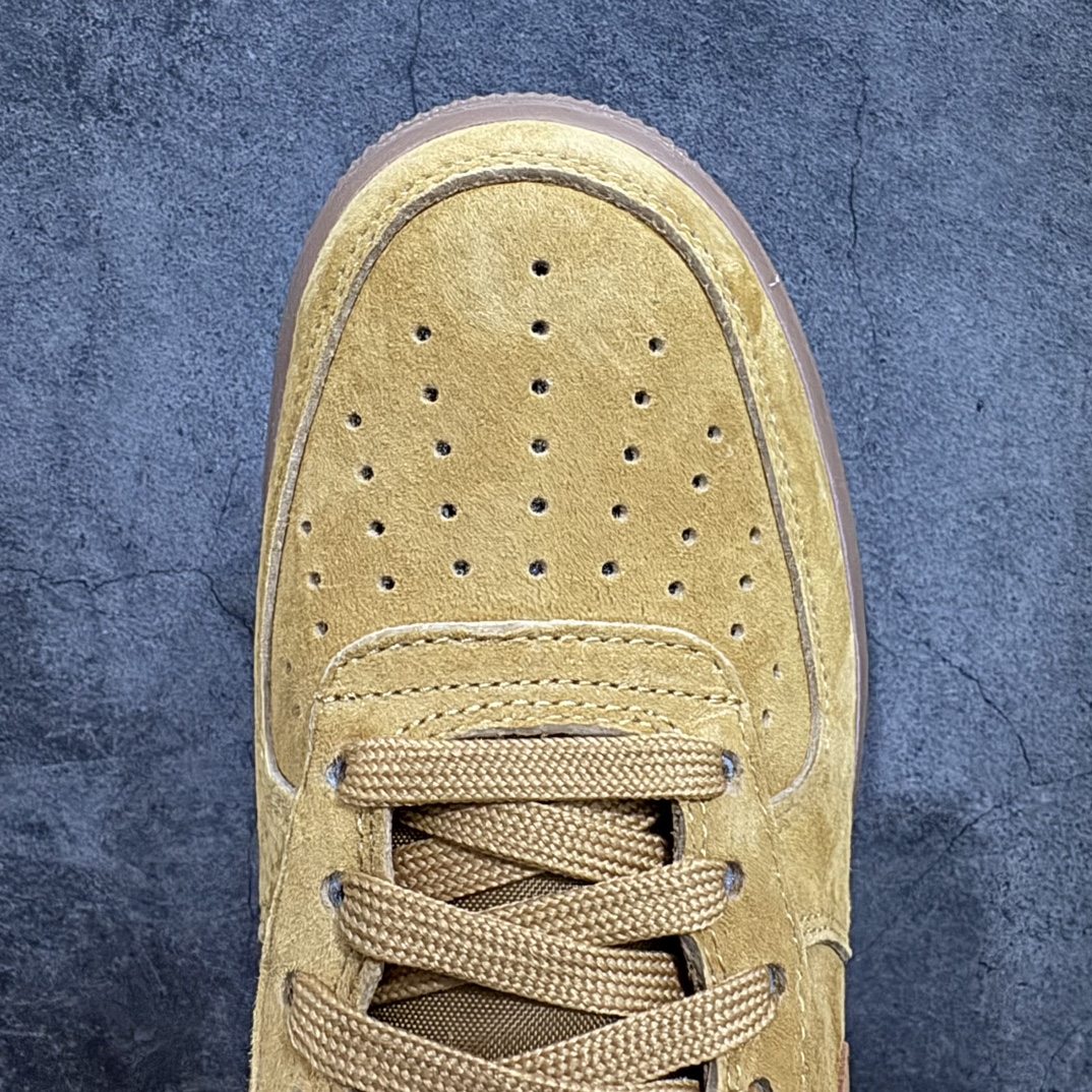 Pure original Air Force 1 Low Air Force Caramel Wheat Raw Rubber BQ5485-700