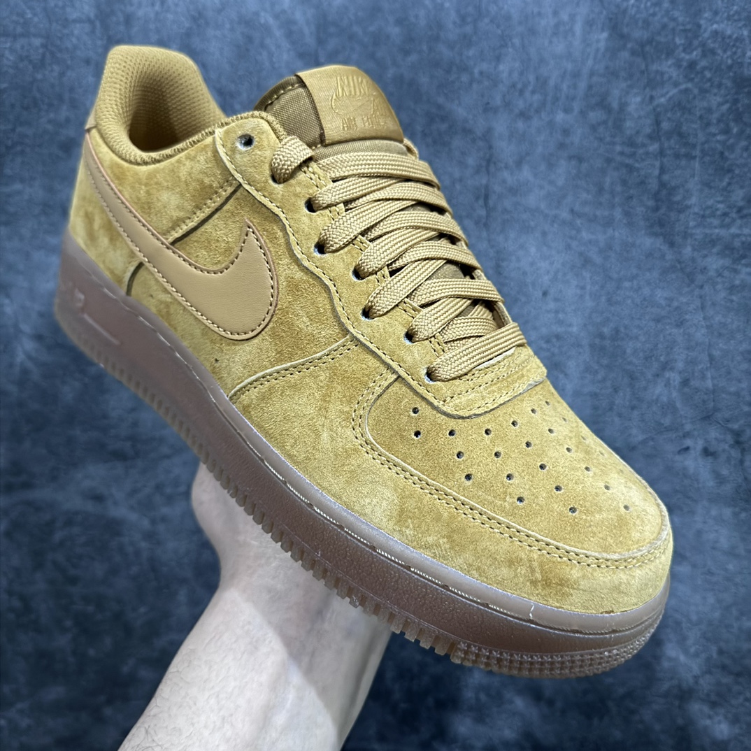 Pure original Air Force 1 Low Air Force Caramel Wheat Raw Rubber BQ5485-700